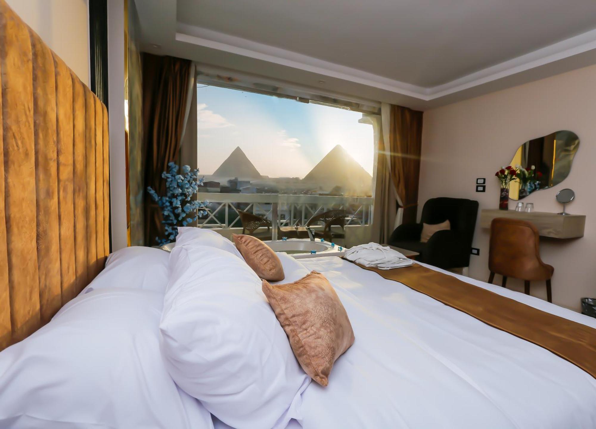 Horizon Pyramid View Inn Kafrat al Jabal ภายนอก รูปภาพ