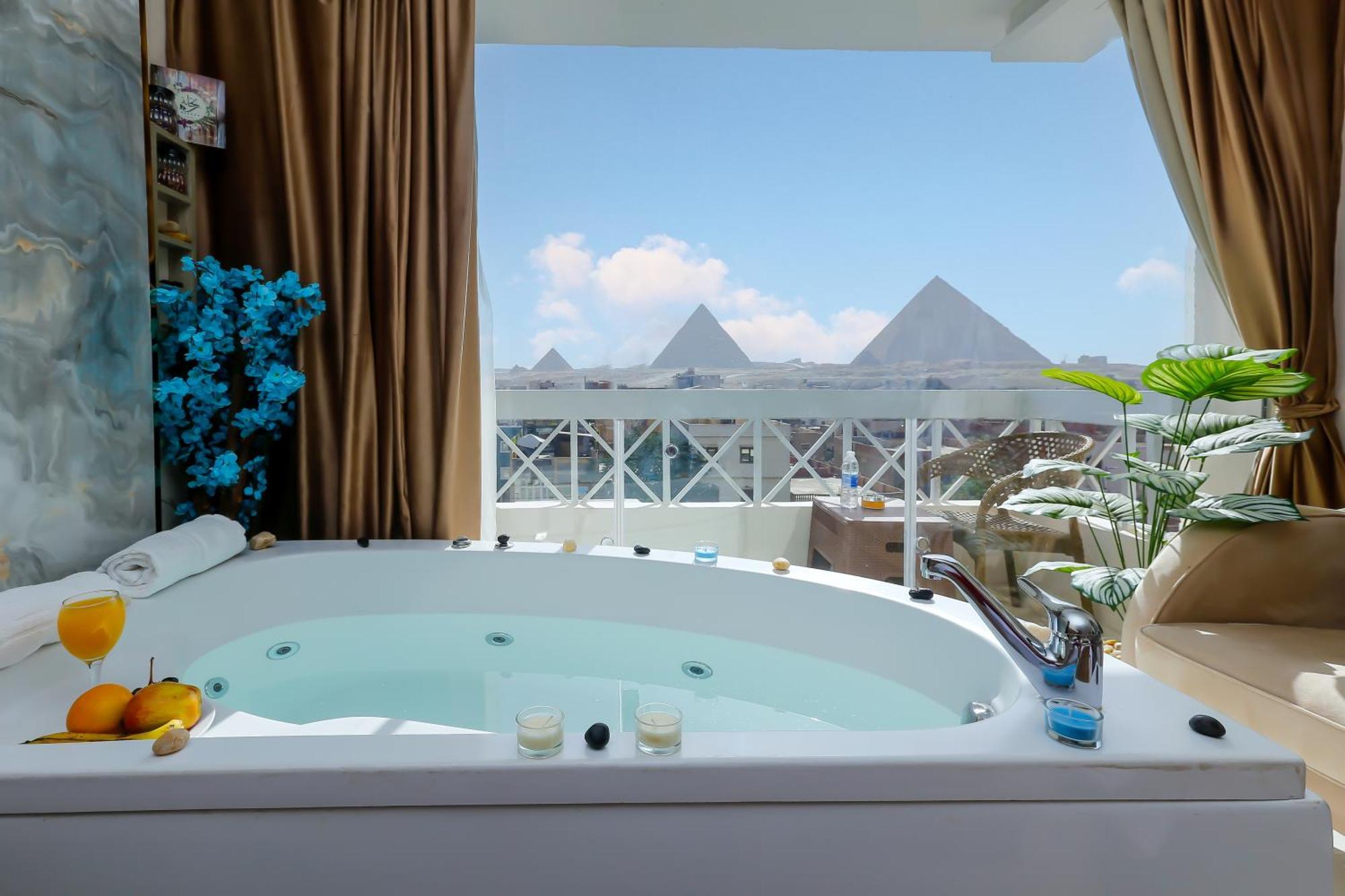 Horizon Pyramid View Inn Kafrat al Jabal ภายนอก รูปภาพ