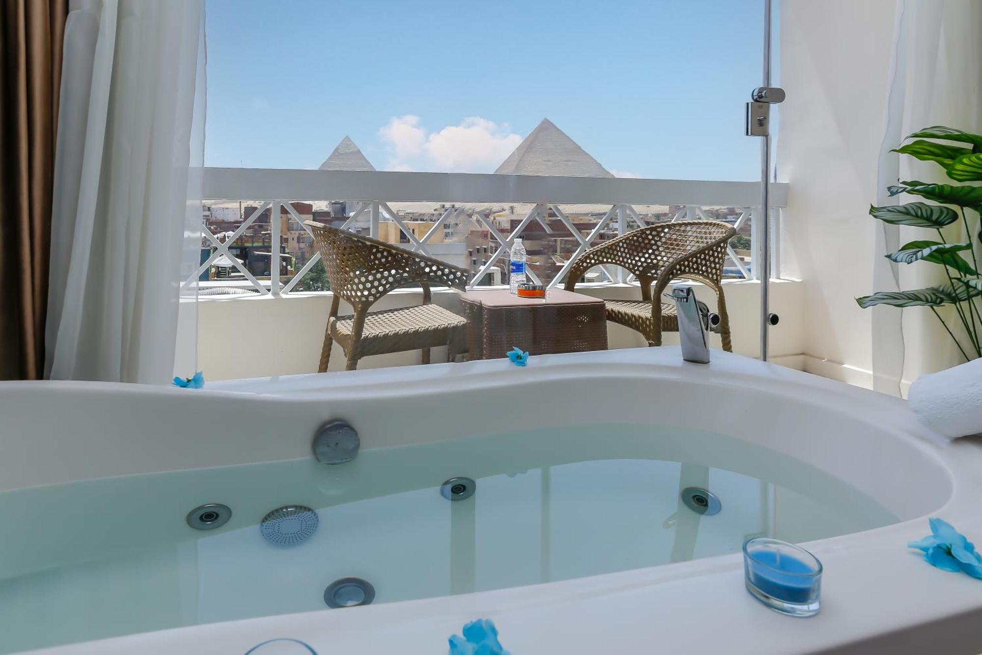 Horizon Pyramid View Inn Kafrat al Jabal ภายนอก รูปภาพ