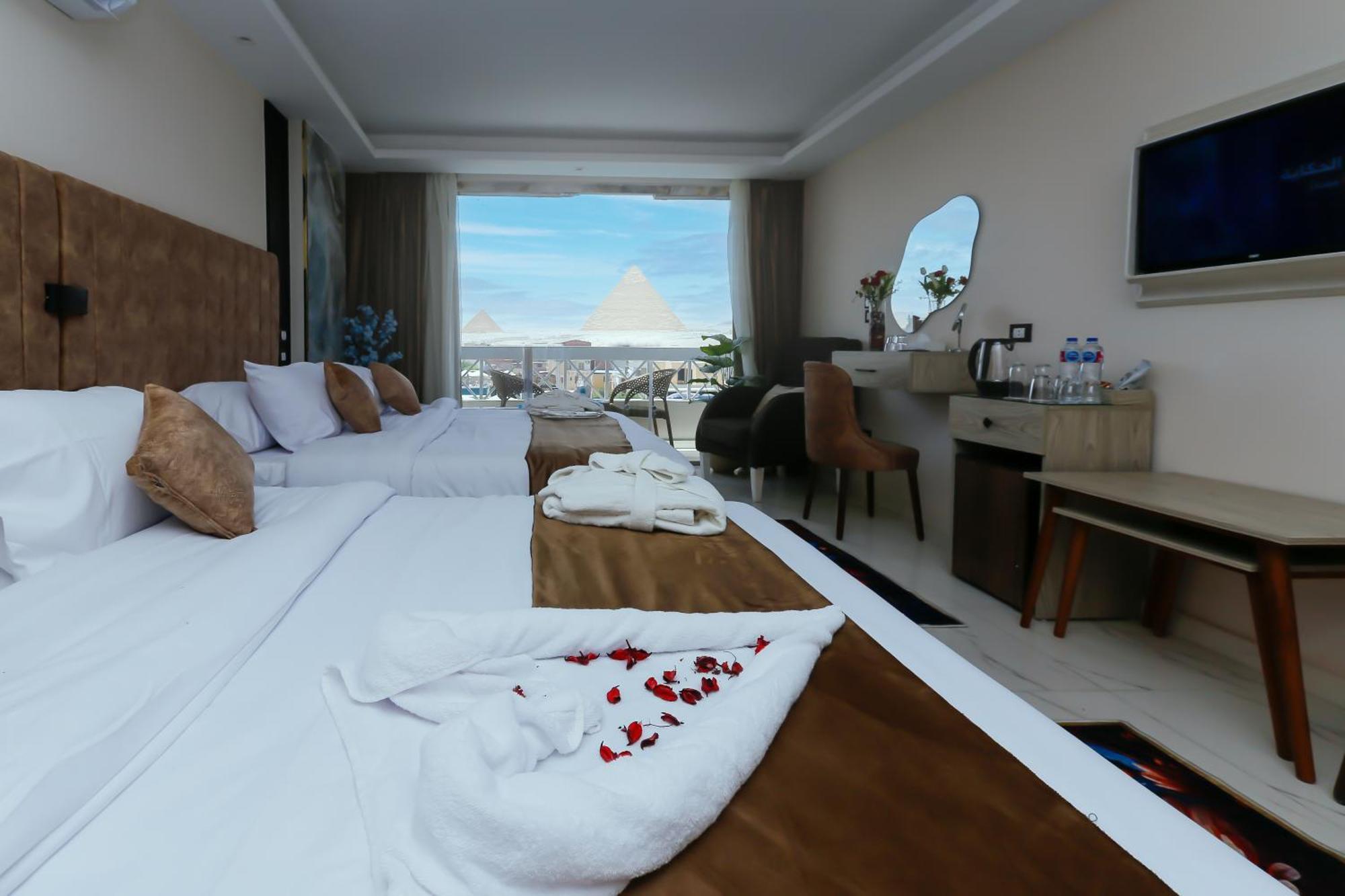 Horizon Pyramid View Inn Kafrat al Jabal ภายนอก รูปภาพ